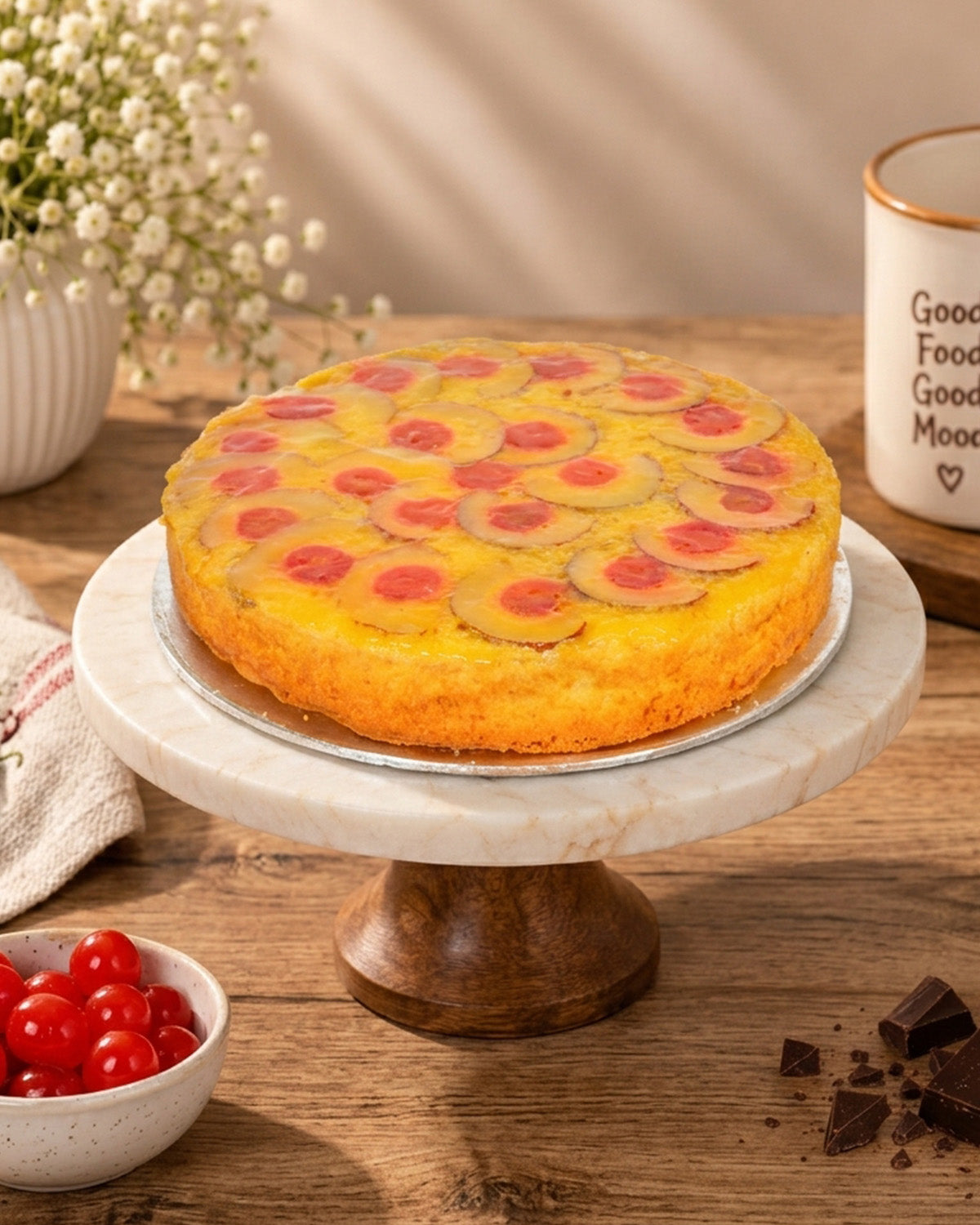 Coconut Cherry Dry Cake (2 lbs)