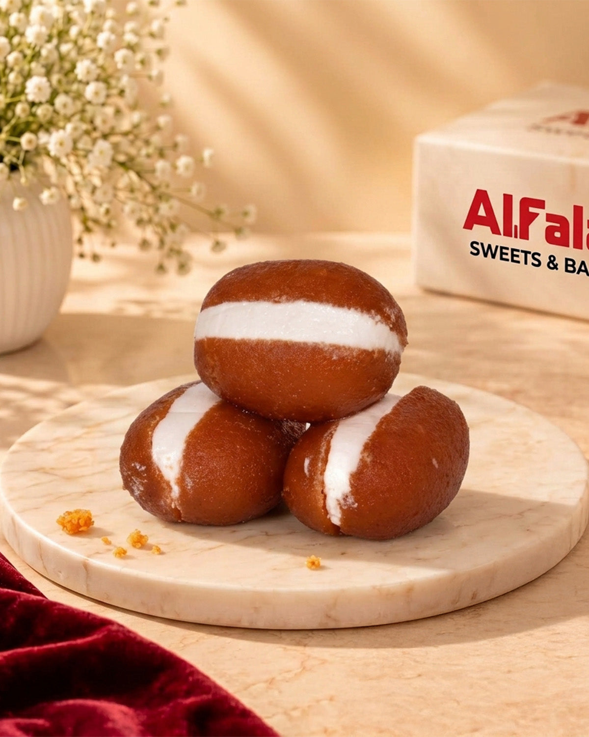 Cream Gulab Jamun