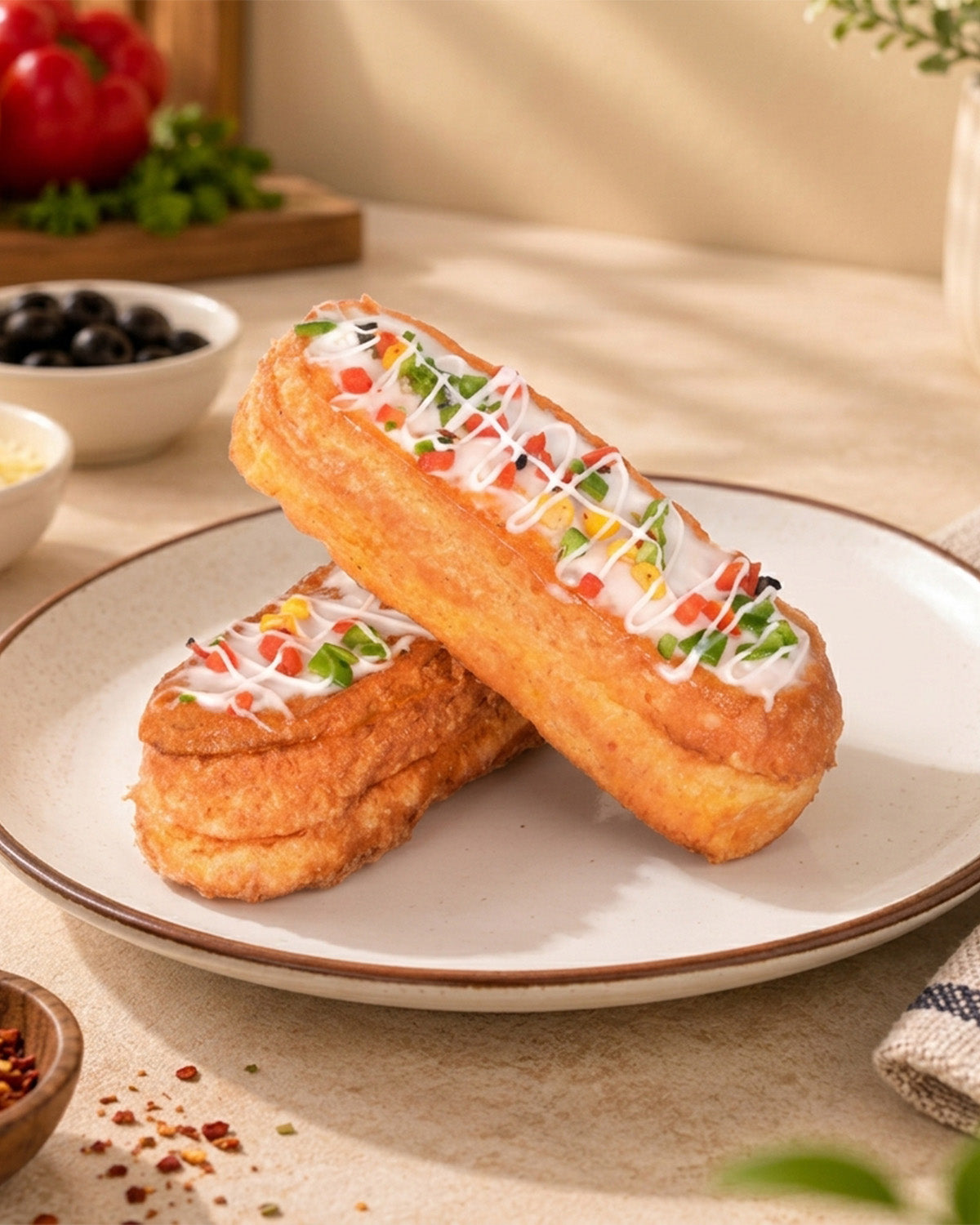 Flat Chicken Fried Burger